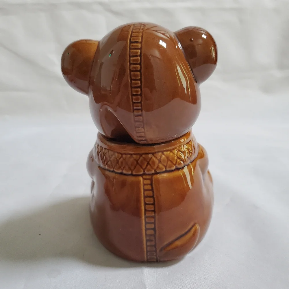 Vintage Teddy Bear Honey Jar